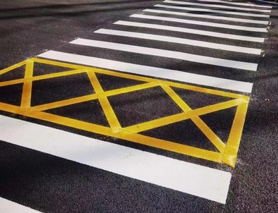 阜阳阜阳园区交通标线施工