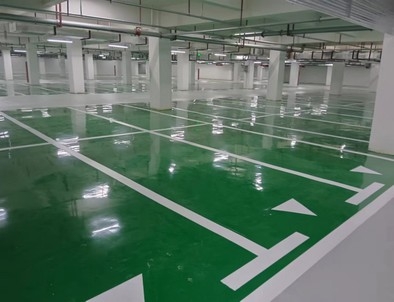 阜阳阜阳小区停车场标线